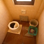 Eine ökologische Toilette in Bolivien