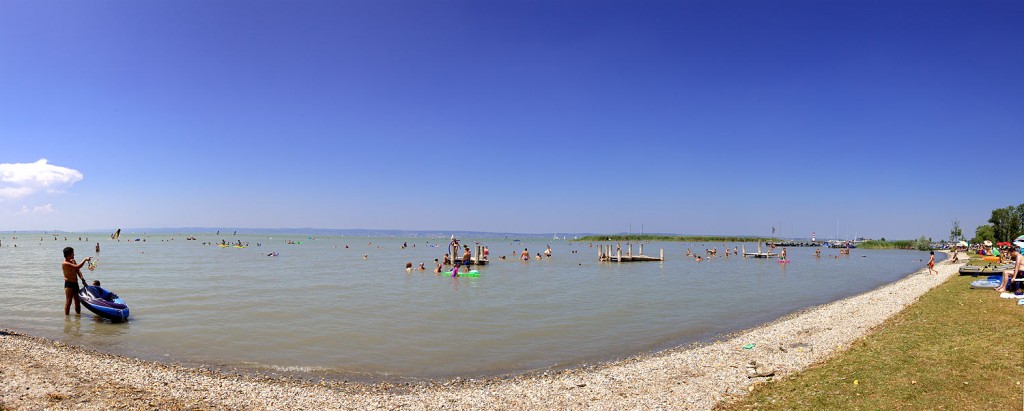 abkühlen im neusiedlersee 